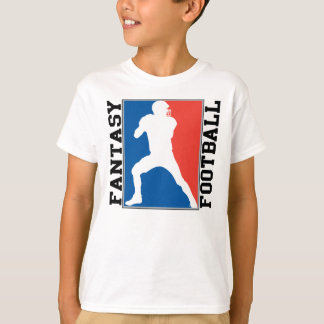 Fantasy Football, red white and blue Logo T-Shirt