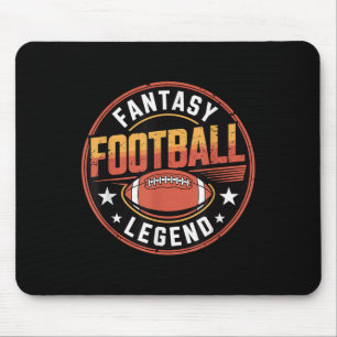 Fantasy Football Retro Legend Vintage Sports Humou Mouse Mat