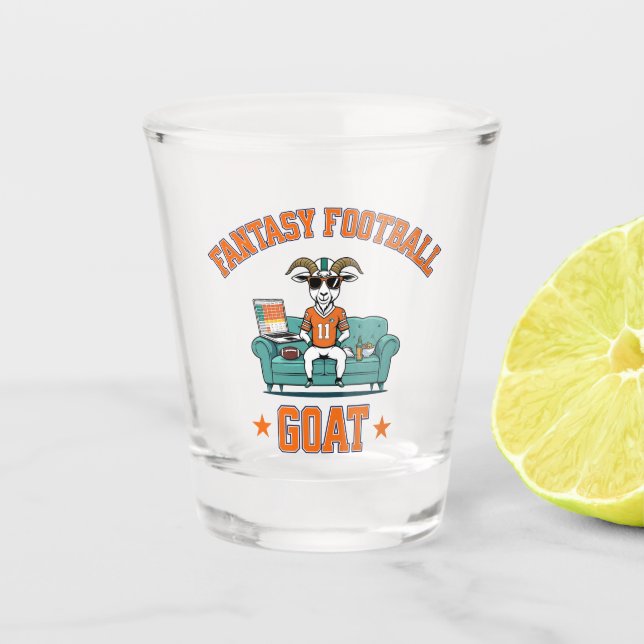Fantasy Football  Shot Glass (Front)