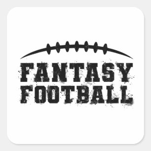 Fantasy Football Square Sticker