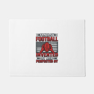 Fantasy Football Vintage Basketball Flag Shirt Des Doormat