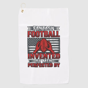 Fantasy Football Vintage Basketball Flag Shirt Des Golf Towel