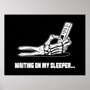 Fantasy Football Waiting On My Sleeper... Poster