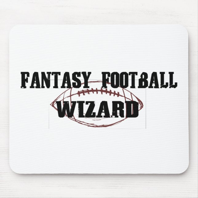 Fantasy Football Wizard Mouse Mat (Front)