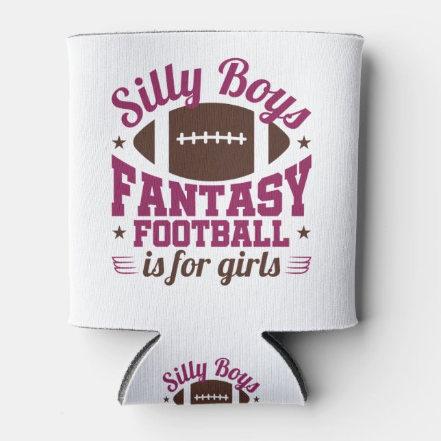Fantasy Football Women FFL For Girls Can Cooler (Front)