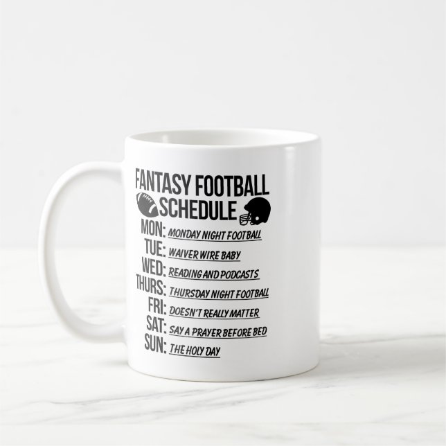 Fantasy Footll Draught Party  Coffee Mug (Left)
