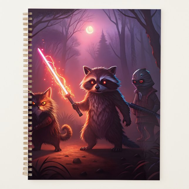 Fantasy Forest Animal Adventure Art Planner (Front)