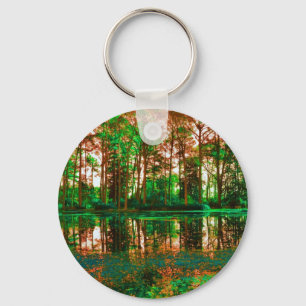 Fantasy Forest by Shirley Taylor Key Ring