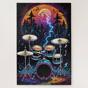Fantasy Forest Drum Set Jigsaw Puzzle