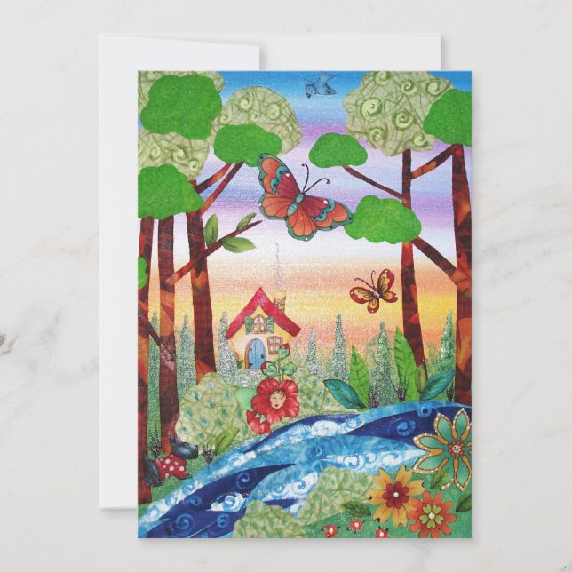 Fantasy Forest Invitation (Front)