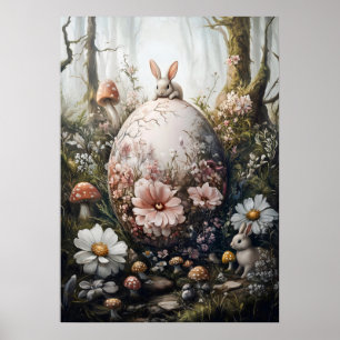 Fantasy Forest Nature Giant Egg Wall Art