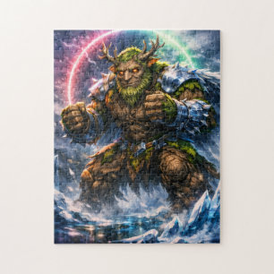 Fantasy Forest Troll Warrior Puzzle