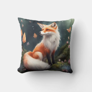 Fantasy Fox Nature Art Cushion