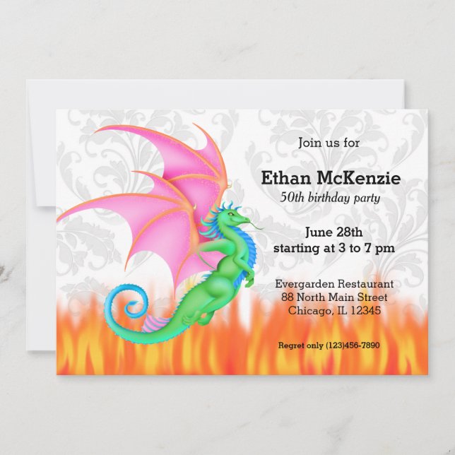 Fantasy friend invitation (Front)