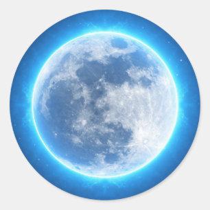 fantasy full moon stickers