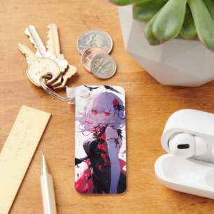Fantasy Girl Anime Key Ring