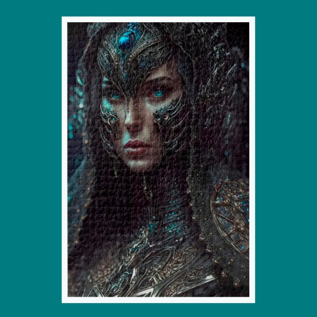 Fantasy Girl  Jigsaw Puzzle (Fantasy Blue Eyed Girl Jigsaw Puzzle)