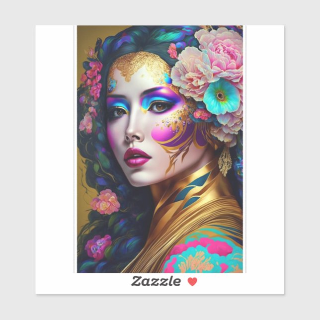 Fantasy Glam Woman Pop Art (Sheet)