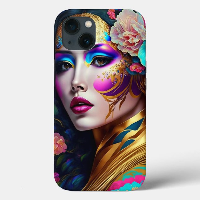Fantasy Glam Woman Pop Art Case-Mate iPhone Case (Back)