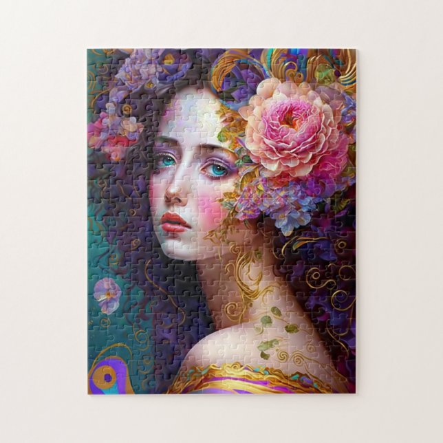 Fantasy Glam Woman Pop Art Jigsaw Puzzle (Vertical)