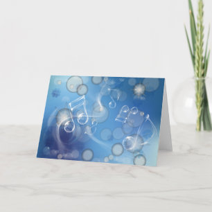 Fantasy Glass Music Notes