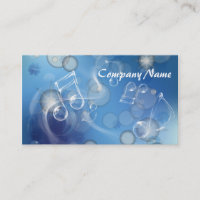 Fantasy Glass Music Notes