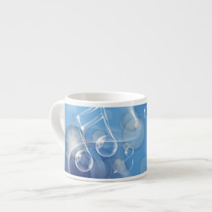 Fantasy Glass Music Notes Espresso Cup