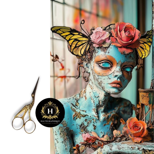 Fantasy Gothic Gargoyle Butterfly Wings Decoupage  Tissue Paper (Creator Uploaded)