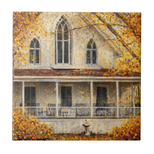 Fantasy Gothic-Revival Carpenter House  Tile