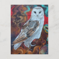 Fantasy Graffiti Snowy Owl
