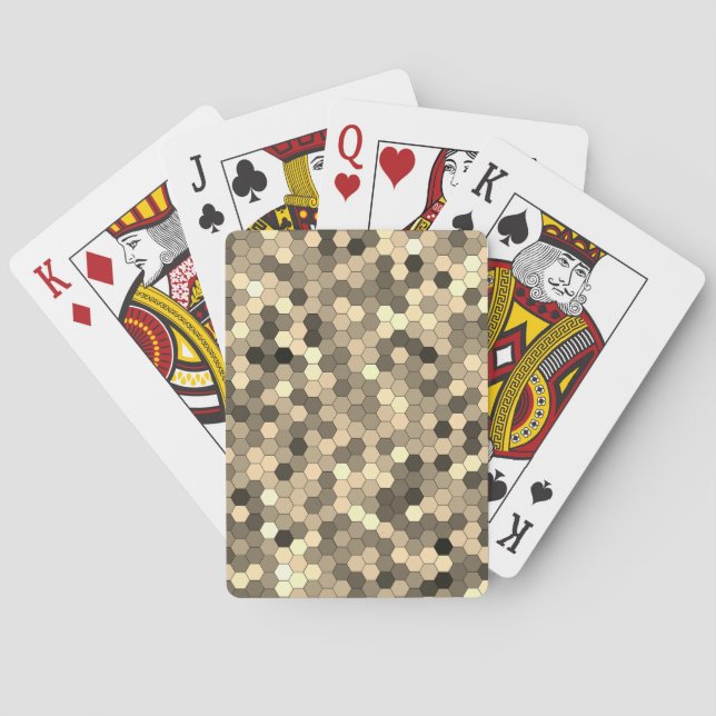 fantasy grey pattern for playing cards (Back)