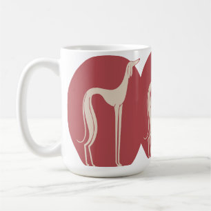 Fantasy Greyhound 1928 for Dog Lovers Coffee Mug