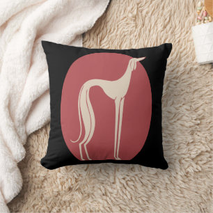 Fantasy Greyhound 1928 for Dog Lovers Cushion
