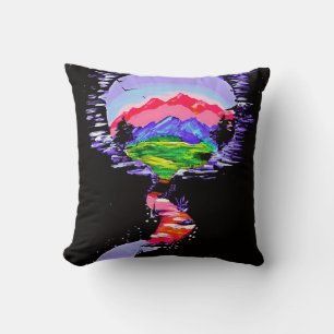 "Fantasy Haven" Decorative Pillow