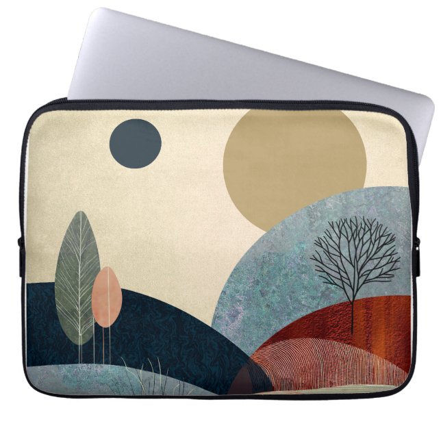 Fantasy Hills Landscape Laptop Sleeve (Front)