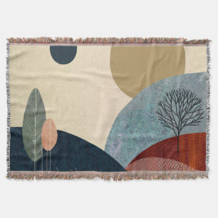 Fantasy Hills Landscape Throw Blanket