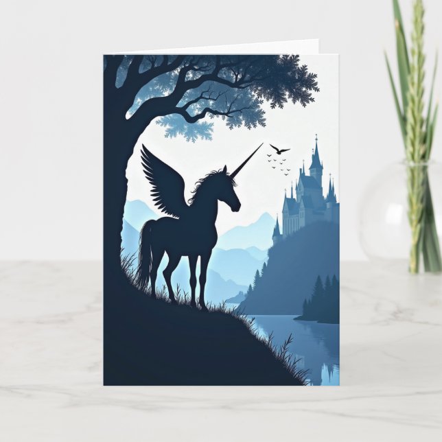 Fantasy Horse Birthday Card (Front)