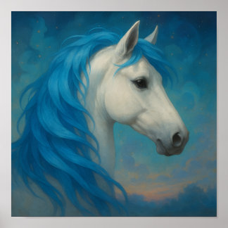 Fantasy Horse portrait  Poster