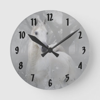 Fantasy Horse Round Clock
