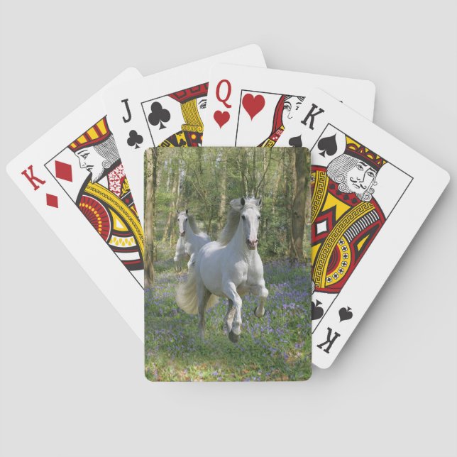 Fantasy Horses: Bluebell Wood Playing Cards (Back)