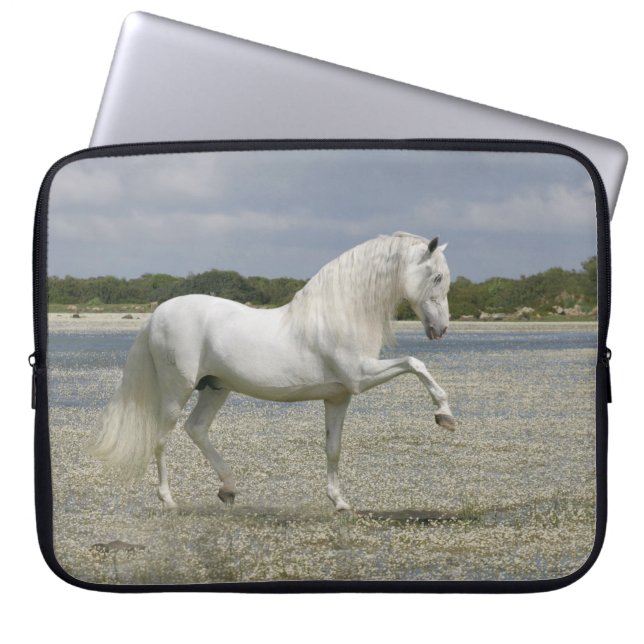Fantasy Horses: Lord of the Lake Laptop Sleeve (Front)