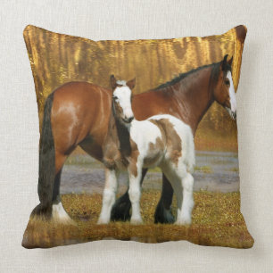 Fantasy Horses: Mare & Foal Cushion