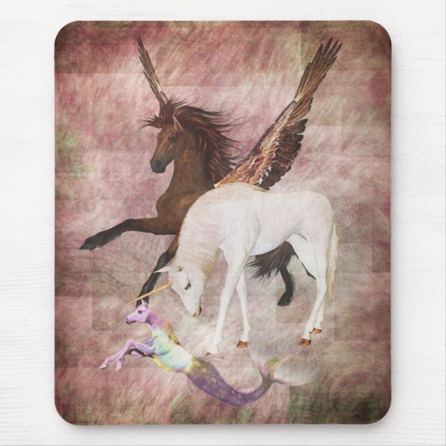Fantasy Horses Mouse Mat (Front)