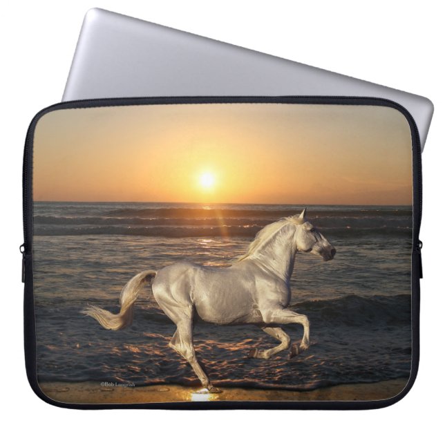 Fantasy Horses: Sunset Laptop Sleeve (Front)