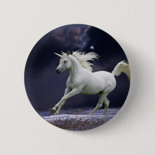 Fantasy Horses: Unicorn 6 Cm Round Badge