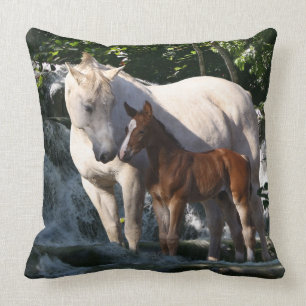 Fantasy Horses: Waterfall Cushion
