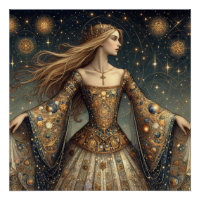 Fantasy illustration of princess
