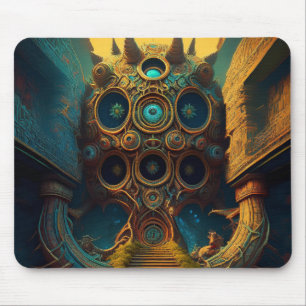 Fantasy Image: Entrance To Mysterious Chamber Mouse Mat