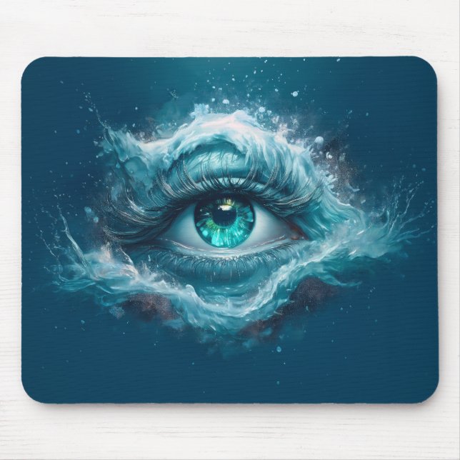 Fantasy Image - Old Blue Eyes Mouse Mat (Front)