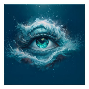 Fantasy Image - Old Blue Eyes Poster